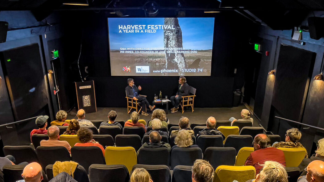 Filmmaker Christopher Morris takes part in a Q&A screening of A YEAR IN A FIELD at Exeter Phoenix